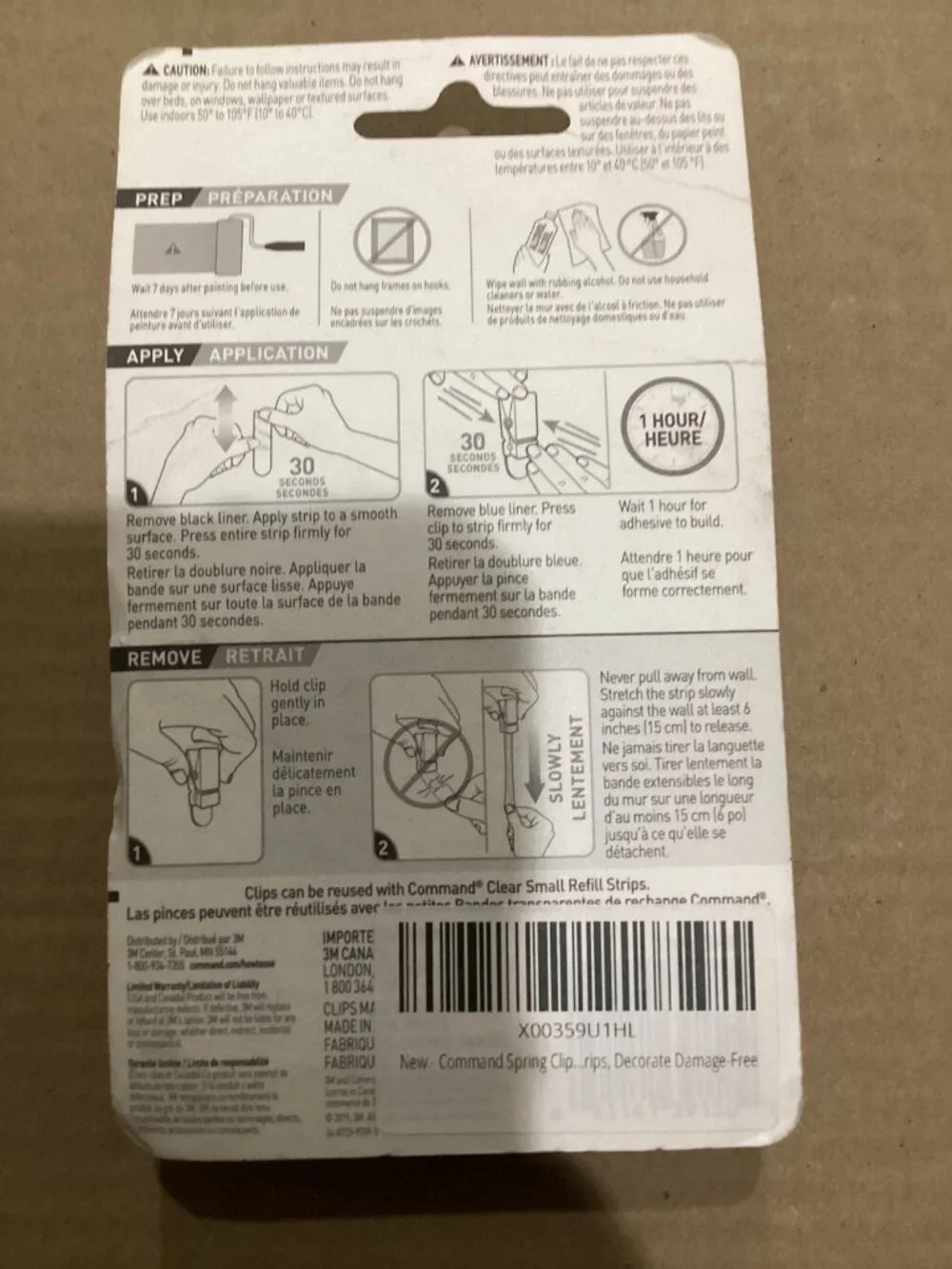 Command Spring Clips, Slate, 8-Clips, 12-Strips, Decorate Damage-Free